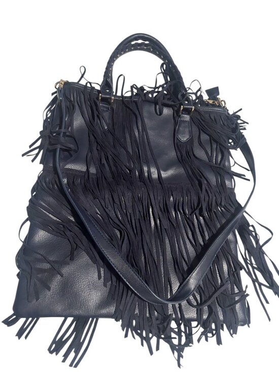 Handbags - Fringe Tote Bag
